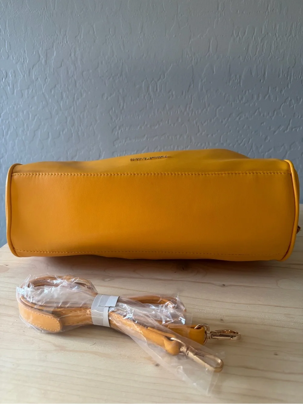 Badgley Mischka Mustard Yellow Shoulder Bag